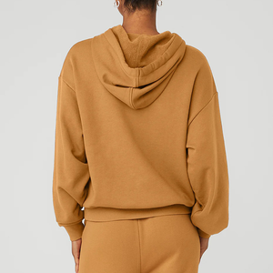 Sweat-shirt à capuche court doublé décontracté grande taille pour femme, collection automne-hiver 2026, style streetwear - Product Image 6