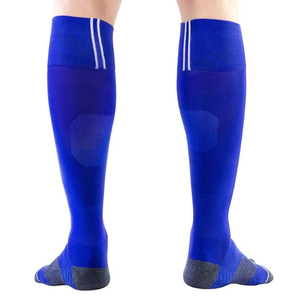 Chaussettes de sport mi-hautes OEM avec motif uni, couleurs personnalisées, paires - Product Image 1