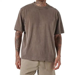 เสื้อยืดคอตตอนโอเวอร์ไซส์พร้อมสกรีนแบรนด์ ผ้าหนา พรีเมียม ทรงบ็อกซี่ แขนสั้น เรียบง่าย สตรีทแวร์ กันยับ - Product Image 6