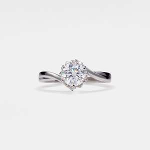 Moissanite Ring 925 Sterling Silver Engagement Ring Wedding Ring Anniversary Gift Promise Ring For Women - Product Image 1