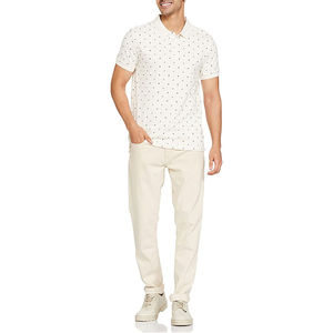 เสื้อโปโลผู้ชายผ้าฝ้าย 100% คุณภาพสูง พิมพ์ลายแบบซับลิเมชั่น ทรงหลวม ทนทาน ทันสมัย เป็นมิตรต่อสิ่งแวดล้อม - Product Image 4