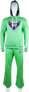 Bright Green with Eagle Embroidery Design Hoodie <b>Set</b> - Product Image 2