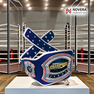 Ceinture de championnat MMA et Muay Thai en alliage de zinc personnalisable NOVERA INDUSTRIES - Sangle de boxe confortable et respirante - Product Image 5