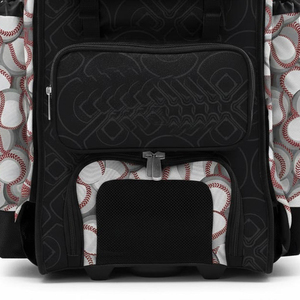 Sacs de baseball sportifs avec logo personnalisé, sacs de baseball par sublimation, prix de gros, sacs à roulettes, sacs de baseball en polyester pour adultes - Product Image 5