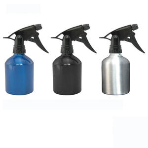 IKZARSA CIK-186 Botellas de Spray Profesionales de Alta Calidad Antideslizantes de Aluminio y Plástico Blanco y Negro con Boquillas de Gatillo de 300 ml Recargables - Product Image 6