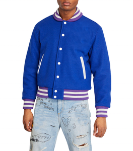 All Wool Varsity Jackets Custom Collar Varsity Quilted Lining Baseball University Varsity Jackets For <b>Men</b> - Product Image 3