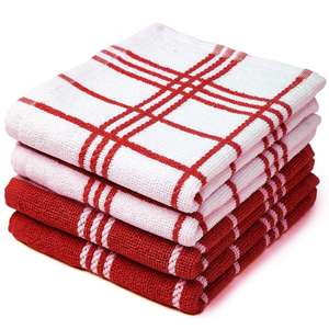 Genuine Seller's Custom Size & Color Organic Cotton Kitchen Towel Quick-Dry High Absorbency SA 8000 GOTS Certified for Hotels - Product Image 1