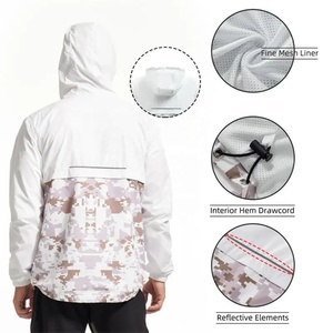 <b>Men's</b> Windbreaker <b>Jacket</b> Hiking Travel Camping Weatherproof Shell Breathable Rugged Tactical Supplier Premium - Product Image 3