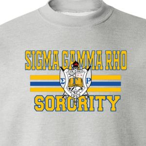 Sudadera Gris con Gráficos de Sigma Gamma Rho para Mujer, Sudadera de Forro Polar con Estampado de la Hermandad Griega, Personalizada, Informal, para Universidad - Product Image 6