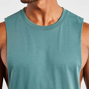 Débardeur de sport pour homme, nouveau design personnalisé du fabricant, respirant, écologique, avec logo frontal, trou pour le bras, prix bas, 100% coton, haute qualité - Product Image 5