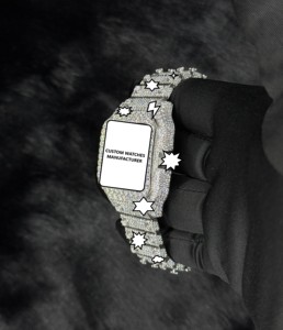 Reloj de Pulsera Automático de Lujo para Hombre, Estilo Hip Hop, con Incrustaciones de Diamantes de Imitación VVS, Coloridos, con Certificado de Autenticidad - Product Image 3