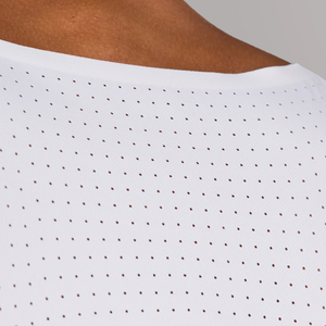 Men's White Athletic Workout Tank <b>Top</b> Quick Dry Breathable Sleeveless Training Shirt for Gym Running and Fitness - Product Image 6