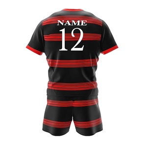 เสื้อฟุตบอลคอวี ยูนิเซ็กซ์ แขนสั้น ผ้าโพลีเอสเตอร์ ระบายเหงื่อได้ดี ทรงปกติ ป้องกันแบคทีเรีย ระบายอากาศได้ดี - Product Image 4