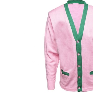 Suéter Cárdigan Personalizado para Mujeres de la Hermandad Universitaria, Suéter Cárdigan de Punto Holgado para Otoño e Invierno, Suéter Informal para Mujer - Product Image 4