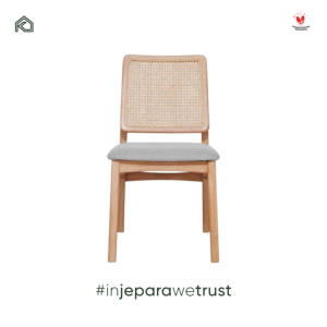 Modern European Asoka <b>Stacking</b> <b>Dining</b> <b>Chair</b> Teak Wood Frame Natural Rattan Eco-Friendly PP Material Apartment Outdoor Hotel - Product Image 2