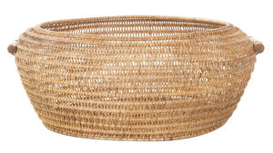 Laundry <b>Rectangular</b> Rattan <b>Storage</b> <b>Basket</b> for Home Organization Natural Wicker Open <b>Basket</b> for Bedroom Living Room Shelf Closet - Product Image 3