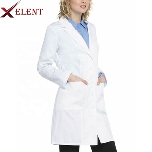 Venta al por mayor de moda médica batas de laboratorio uniforme médico logotipo personalizado batas de laboratorio médico para mujer - Product Image 2
