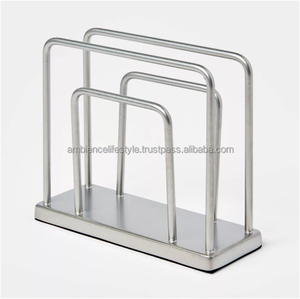 Impressionnant porte-mouchoirs en métal, organisateur de serviettes décoratif, design élégant, adapté aux maisons modernes, aux bureaux et aux tables de restaurant - Product Image 4