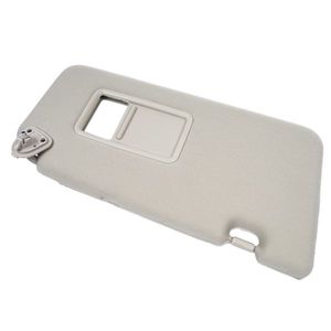 Pare-soleil avant droit côté passager avec miroir gris 1 pièce EM31A 96400 pour Nissan Versa 1.8L 2007-2012, déflecteur de vent et anti-insectes - Product Image 2