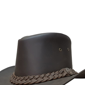 Sombrero de Vaquero de Cuero Unisex, Personalizado con Rayas, Estilo Occidental, Deportivo, de Verano, Ajustable, Fabricación OEM/ODM con Marca Personalizada - Product Image 6