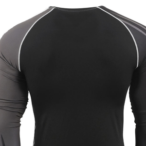 Vêtements de sport pour hommes à manches longues, anti-UV, à séchage rapide, avec t-shirts de compression, vêtements de sport personnalisables - Product Image 6