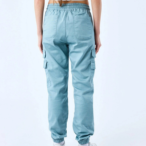Pantalones Cargo de Cintura Alta para Mujer, Modernos y Funcionales, con Múltiples Bolsillos - Product Image 4