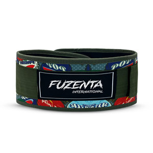 Ceinture de musculation en néoprène vert terre, robuste, pour entraînement de soulevé de terre, avec soutien dorsal réglable, logo personnalisé, ceinture de gym en néoprène - Product Image 2