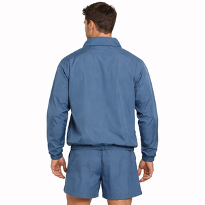 Men Streetwear Jacket With Half Zip <b>Top</b> And Casual Breathable Outdoor Windbreaker Drawstring Jacket Wholesale USA men's jackets - Product Image 2