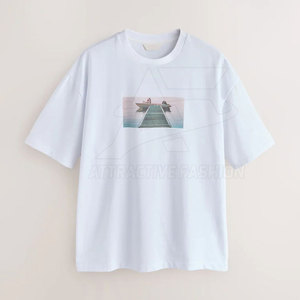 เสื้อยืดทรงบ็อกซี่คุณภาพดี น้ำหนักเบา ราคาถูก จำนวนมาก ขายดี เสื้อยืดทรงบ็อกซี่สำหรับออกกำลังกายสำหรับผู้ชาย - Product Image 3