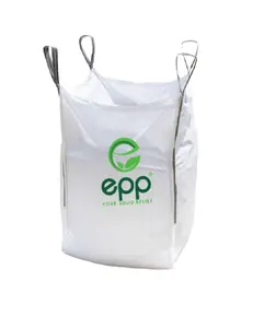 免费样品超级销售聚丙烯白色1吨散装袋化学粉末或谷物材料工业巨型袋FIBC散装袋