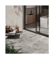 Azulejos de Porcelana Zellige Negro Mate de 20 mm, Antideslizantes, Aislantes del Calor, Antibacterianos, para Exteriores, 60x60 cm, para Paredes y Pisos, para Escuelas