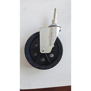 ล้อหน้าสีเงิน รุ่น 507 จำนวน 9 ล้อ สำหรับรถเข็นช็อปปิ้งและรถเข็นทั่วไป - Product Image 2