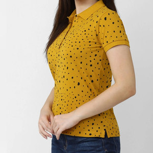 Polo respirant personnalisé pour femme, tissu en coton de haute qualité, polo de golf pour femme, prix de gros - Product Image 6