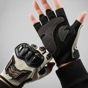 Guantes de Motocicleta Antideslizantes, Duraderos, Compatibles con Pantalla Táctil, Resistentes al Viento, Guantes sin Dedos para Motociclismo, Precio al por Mayor, OEM Personalizado - Product Image 3