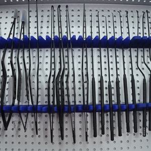 Ensemble d'instruments micro-neurochirurgicaux SSX I, instruments de neurochirurgie, outils micro-chirurgicaux, kit de neurochirurgie, acier inoxydable micro. - Product Image 2