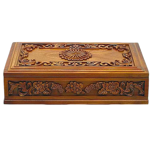 Cajas Rectangulares de Madera con Diseño Grabado y Acabado en Madera Natural de Alta Calidad para Almacenamiento en el Hogar - Product Image 1