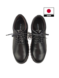 Chaussures derby à bout uni, discrètes, en cuir PU et cuir végétalien, avec plateforme rehaussante de +5 cm. - Product Image 4