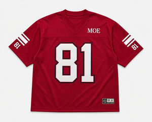 Maillot de football américain Y2K, col en V court, manches courtes, en mesh marron, numéro blanc, nom du joueur imprimé, streetwear personnalisé, haut de sport - Product Image 3