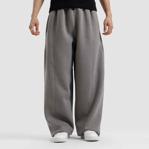 กางเกงขายาวทรงหลวมสำหรับผู้ชาย ผ้าเนื้อนุ่ม ดีไซน์สวมใส่สบาย เหมาะสำหรับการเดินทางแบบสบายๆ และกิจกรรมพักผ่อน - Product Image 1