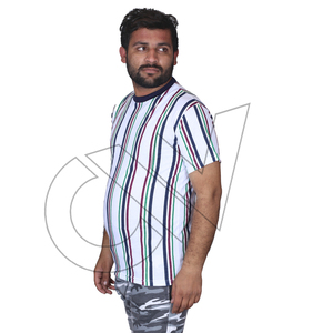 Meilleur T-shirt décontracté pour homme à col rond en tricot, coupe régulière, manches courtes, style hip-hop, 100% coton blanc 220g - Product Image 2
