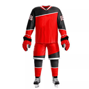 Impresión de camisetas de hockey sobre hielo, camiseta de hockey sobre hielo de poliéster de alta calidad, diseño gratuito, uniforme de hockey sobre hielo sublimado barato - Product Image 4