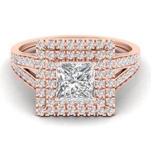 Anillo de compromiso REYES con moissanita de corte princesa de 1.87 quilates VVS en plata de ley 925, joyería fina certificada GRA para mujer - Product Image 6