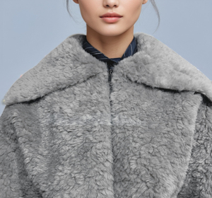 Veste en fausse fourrure pour femme, col à revers surdimensionné, fermeture éclair, manteau chaud et moelleux pour l'hiver, streetwear, vêtements d'extérieur - Product Image 3