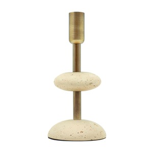 Luxury White Marble Base Gold Metal Candle Holder Set Modern Minimalist Decorative Candle <b>Stand</b> Elegant Handmade Contemporary - Product Image 3