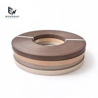 Bande de chant PVC autocollante effet bois mat 22 mm, largeur personnalisable 0,4-3 mm pour support d'affichage en MDF