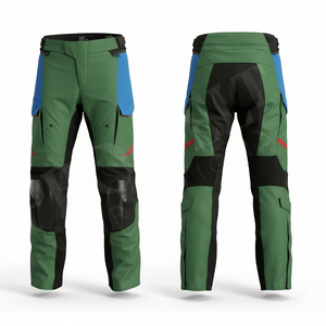 Pantalon de moto pour homme, dernier style, imperméable, respirant, avec protections et genouillères, pour la course en extérieur - Product Image 2