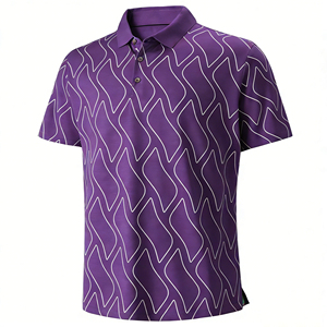 Camiseta de Golf de Lujo Personalizada de Alta Calidad, Antiarrugas, de Poliéster Tejido, Manga Corta, Talla Grande, Lisa, con Bordado - Product Image 3