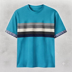 Nueva Llegada, Camiseta de Moda Personalizada al por Mayor a Precio Económico para Hombre, de Manga Corta, Cuello Redondo, 100% Algodón, Estilo Urbano - Product Image 6