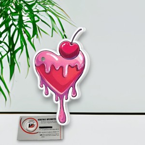 Nouvel Arrivage : Tuiles Magnétiques en Acrylique Réutilisables et Écologiques, Personnalisables, Motif Cœur Cerise, Fleur et Ovale, pour Extensions de Cils et Beauté - Product Image 1