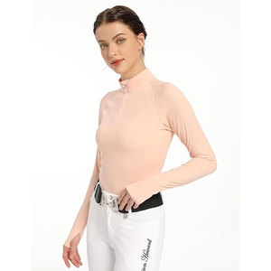 Ropa Ecuestre de Venta Caliente, Camisetas de Manga Larga con Diseño Personalizado para Mujer, Camisa de Competición para Montar a Caballo - Product Image 2